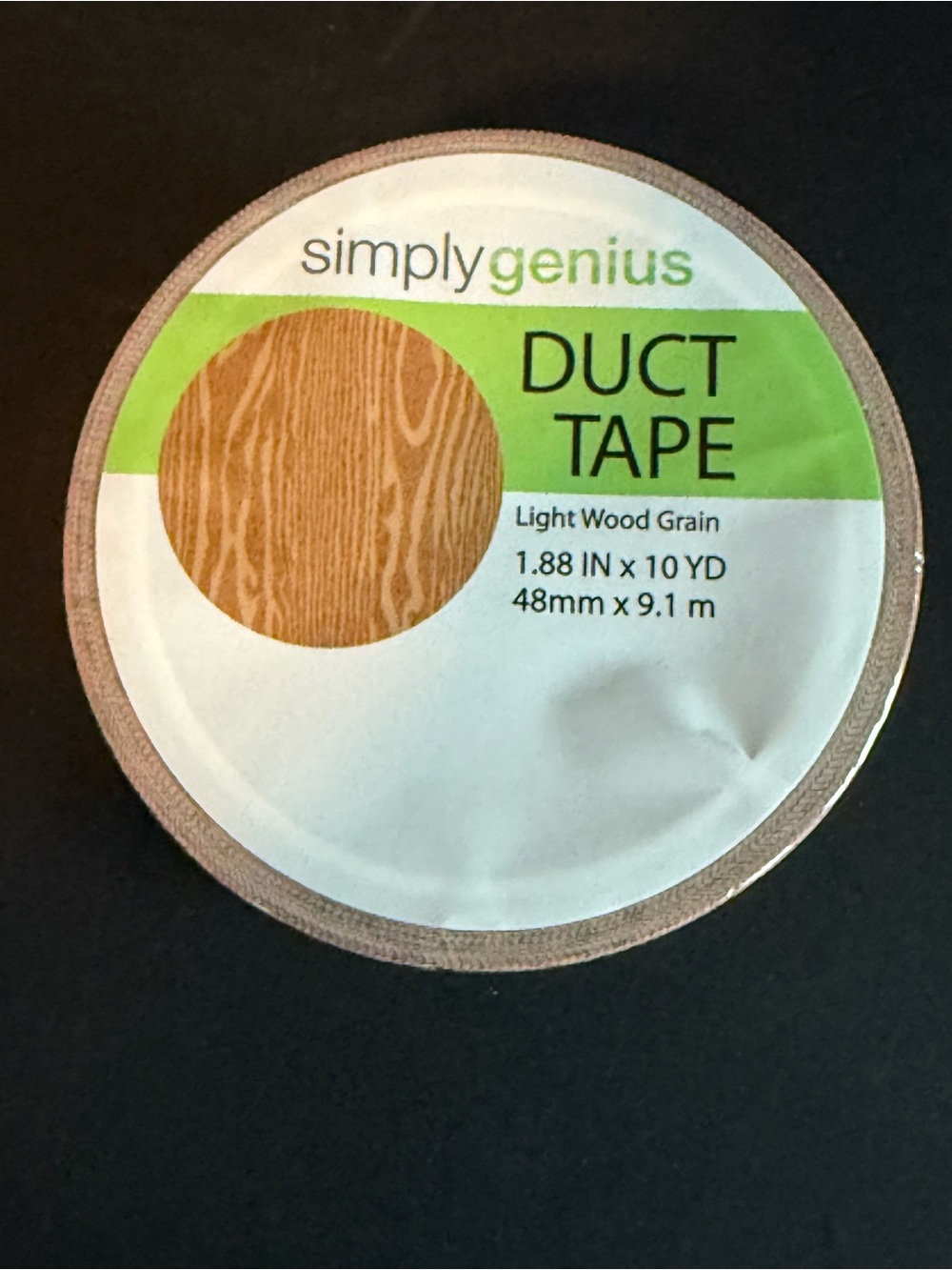 Simply Genius Light Wood Grain Duct Tape - With Extras!